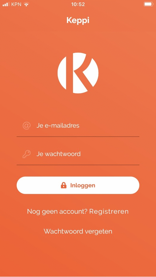 Hoe gebruik je de Statusmelder in de app